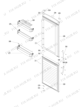 Схема №2 WBR 3012 S с изображением Регулятор для холодильной камеры Whirlpool 480188800191