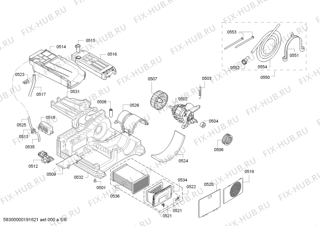 Схема №1 WTB86590FF Serie 4 с изображением Силовой модуль запрограммированный для сушильной машины Bosch 00633974