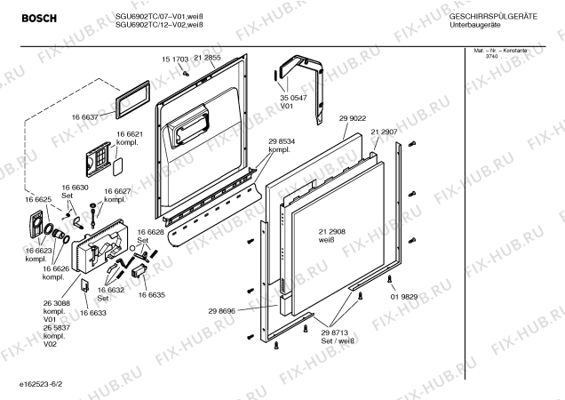 Схема №4 SGS6902TC с изображением Проточный нагреватель для посудомоечной машины Bosch 00264855