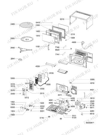 Схема №1 VT 252 WH с изображением Ветродув для микроволновой печи Whirlpool 481246238339
