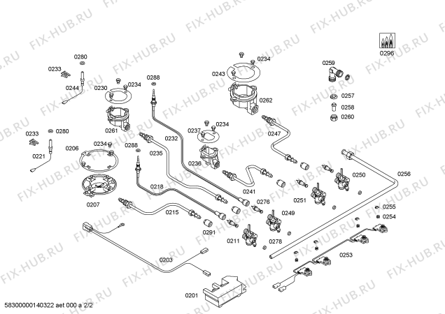 Взрыв-схема плиты (духовки) Bosch PCI815B90N ENC.PCI815B90N 3G+1W BO76F IH5 - Схема узла 02