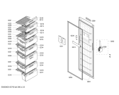 Схема №3 GSV34V41 с изображением Дверь для холодильника Bosch 00246904