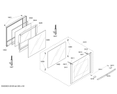 Схема №3 HB30S51UC с изображением Дверь для электропечи Siemens 00479473