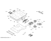 Схема №1 PKN685T01E с изображением Стеклокерамика для электропечи Bosch 00474618
