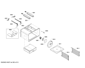 Схема №1 PRD364EDPG с изображением Рамка для плиты (духовки) Bosch 00684511