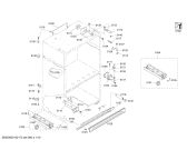 Схема №2 KBULT3665E с изображением Дверь морозильной камеры для посудомоечной машины Bosch 00416051
