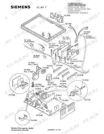 Схема №2 FC8822 с изображением Интегрированный контур для телевизора Siemens 00730945