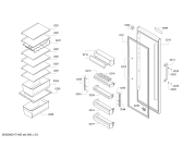 Схема №2 KSV36CI30 с изображением Дверь для холодильника Siemens 00715879