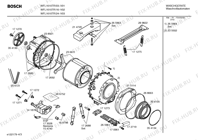 Схема №2 WFL1610TR Eurowasher 1610 с изображением Инструкция по эксплуатации для стиралки Bosch 00523939