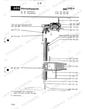 Взрыв-схема комплектующей Aeg KB 65 ELECTRONIC - Схема узла Section4