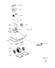 Схема №1 AKR 651 WH с изображением Дымоход для электровытяжки Whirlpool 481253048775