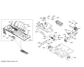 Схема №2 HBC86P771 с изображением Панель управления для плиты (духовки) Bosch 00661911