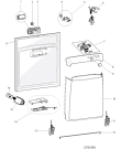 Схема №2 DFP2741MSFR (F078455) с изображением Сенсорная панель для посудомойки Indesit C00295778