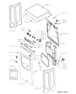 Схема №1 TRAS 6121 с изображением Декоративная панель для сушилки Whirlpool 481245212028