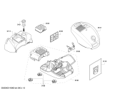 Схема №2 BSGL32400 BOSCH GL-30 2400W с изображением Крышка для мини-пылесоса Bosch 00675871