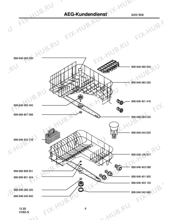 Взрыв-схема посудомоечной машины Unknown 4630     911 3701-25 - Схема узла Section5