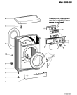 Схема №2 WIUL83CSI (F035972) с изображением Заслонка для стиральной машины Indesit C00262020