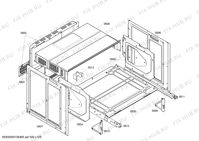 Схема №3 HEN764650 с изображением Кабель для электропечи Bosch 00492692