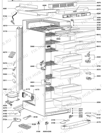 Схема №2 F2916 (170570, GCS29H) с изображением Всякое для холодильника Gorenje 284491