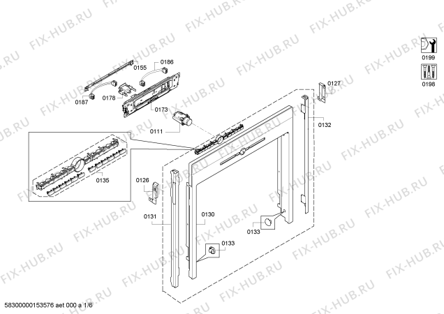 Схема №2 HB78A1570F с изображением Втулка для электропечи Siemens 10001683