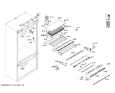 Схема №2 CIB36MIER1 KF 1901 SF с изображением Внешняя дверь для холодильника Bosch 00247813