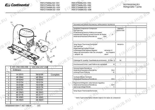 Схема №2 RC27SBA201 REFRIGERADOR RC27 127V BRANCO с изображением Вставная полка для холодильной камеры Bosch 00218815