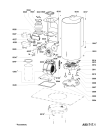 Схема №1 AEI 451 E с изображением Соединитель для электровытяжки Whirlpool 481229068348