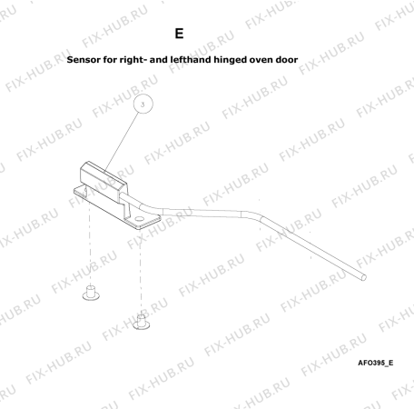 Схема №15 AFO 395 с изображением Всякое для составляющей Whirlpool 482000001411