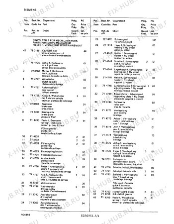 Взрыв-схема телевизора Siemens RC4446 - Схема узла 04