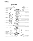 Схема №1 FX100040/87A с изображением Кабель для тостера (фритюрницы) Tefal SS-996238