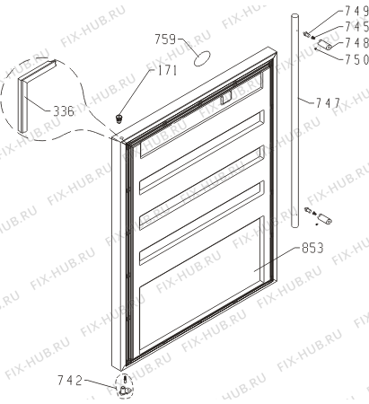 Схема №1 ZIBS240HSS (100797, HTFP1261) с изображением Всякое для холодильной камеры Gorenje 697775