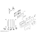 Схема №1 WFO2840EU Maxx WFO 2840 с изображением Панель управления для стиральной машины Bosch 00365443