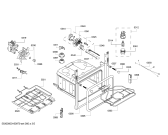 Схема №1 HBA74R250E Horno.BO.py.2d.b2.E3_CoT.pt_bsc.inx с изображением Модуль управления, запрограммированный для электропечи Bosch 00740409