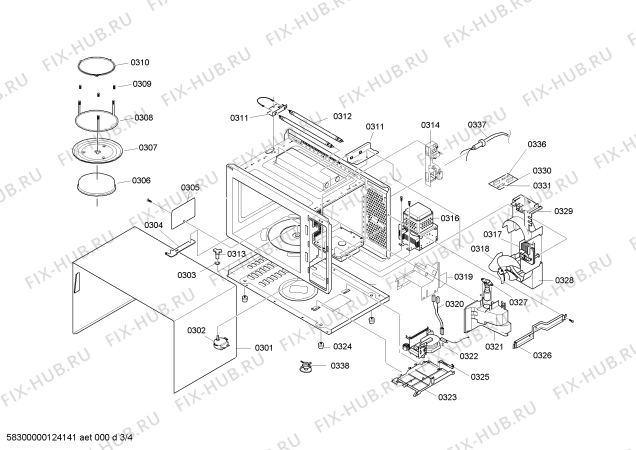 Схема №2 BM211100 с изображением Набор винтов для электропечи Bosch 00610967