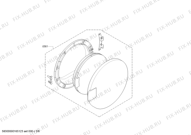 Схема №2 WT34A101IN iQ100 с изображением Панель управления для сушилки Siemens 00742444