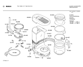 Схема №1 0717902188 TKA8330 с изображением Стеклянная колба для кофеварки (кофемашины) Bosch 00450839