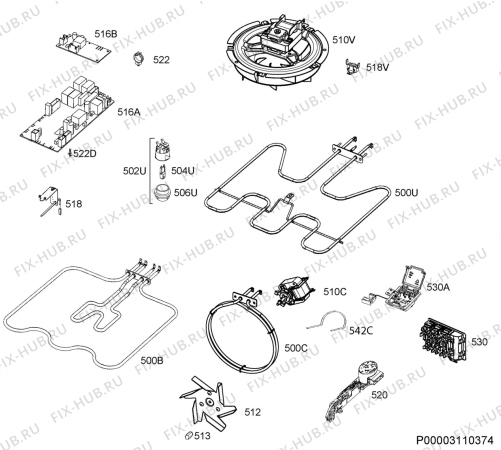 Схема №1 BPB352021W с изображением Обшивка для электропечи Aeg 140073194023