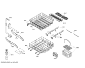 Схема №4 SGS65E02EU с изображением Передняя панель для посудомойки Bosch 00443726