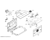 Схема №1 HEN320551 с изображением Панель управления для плиты (духовки) Bosch 00663035