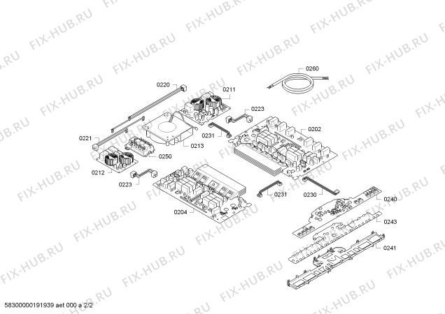 Схема №1 T56FT30X0 с изображением Стеклокерамика для духового шкафа Bosch 00773146