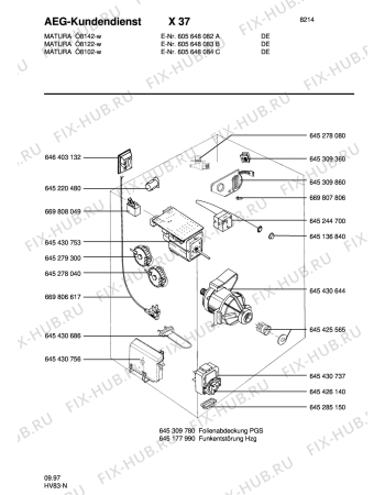 Взрыв-схема посудомоечной машины Matura MATURA ÍKO 8102 - Схема узла Section4