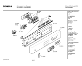Схема №2 SE34A688 Extraklasse с изображением Передняя панель для электропосудомоечной машины Siemens 00438345