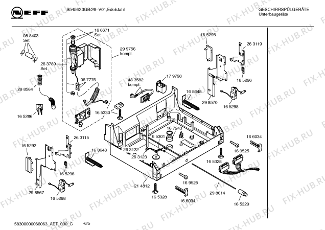 Схема №2 SE26A294EU с изображением Краткая инструкция для посудомойки Siemens 00587325