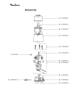 Схема №1 DPA241/35I с изображением Корпусная деталь для электроблендера Moulinex SS-1530000616