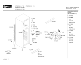 Схема №2 3FE2530A с изображением Дверь для холодильной камеры Bosch 00471542