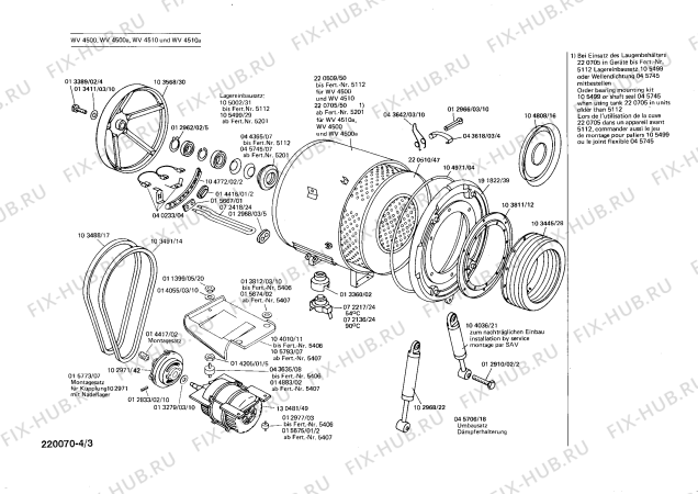 Схема №1 WV4500 SIWAMAT 450 с изображением Клапан для стиральной машины Siemens 00105154