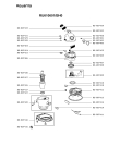 Схема №1 RU610601/BH0 с изображением Уплотнение для пылесоса Rowenta RS-RU7413