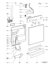 Схема №1 GSFH 1656 EX WS с изображением Обшивка для электропосудомоечной машины Whirlpool 481245373352