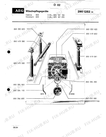 Взрыв-схема посудомоечной машины Aeg LAVKRISTALL 800 - Схема узла Section4