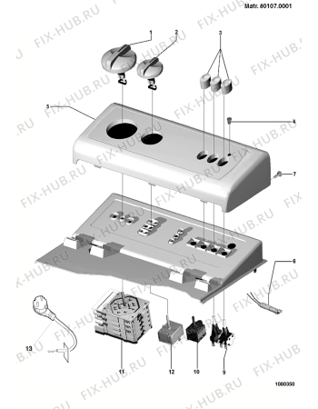Схема №1 WT647TEIT (F024727) с изображением Запчасть для стиралки Indesit C00071781